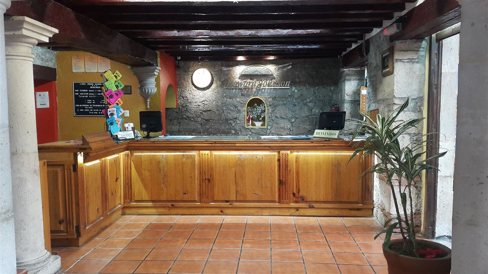 Recepción del hotel